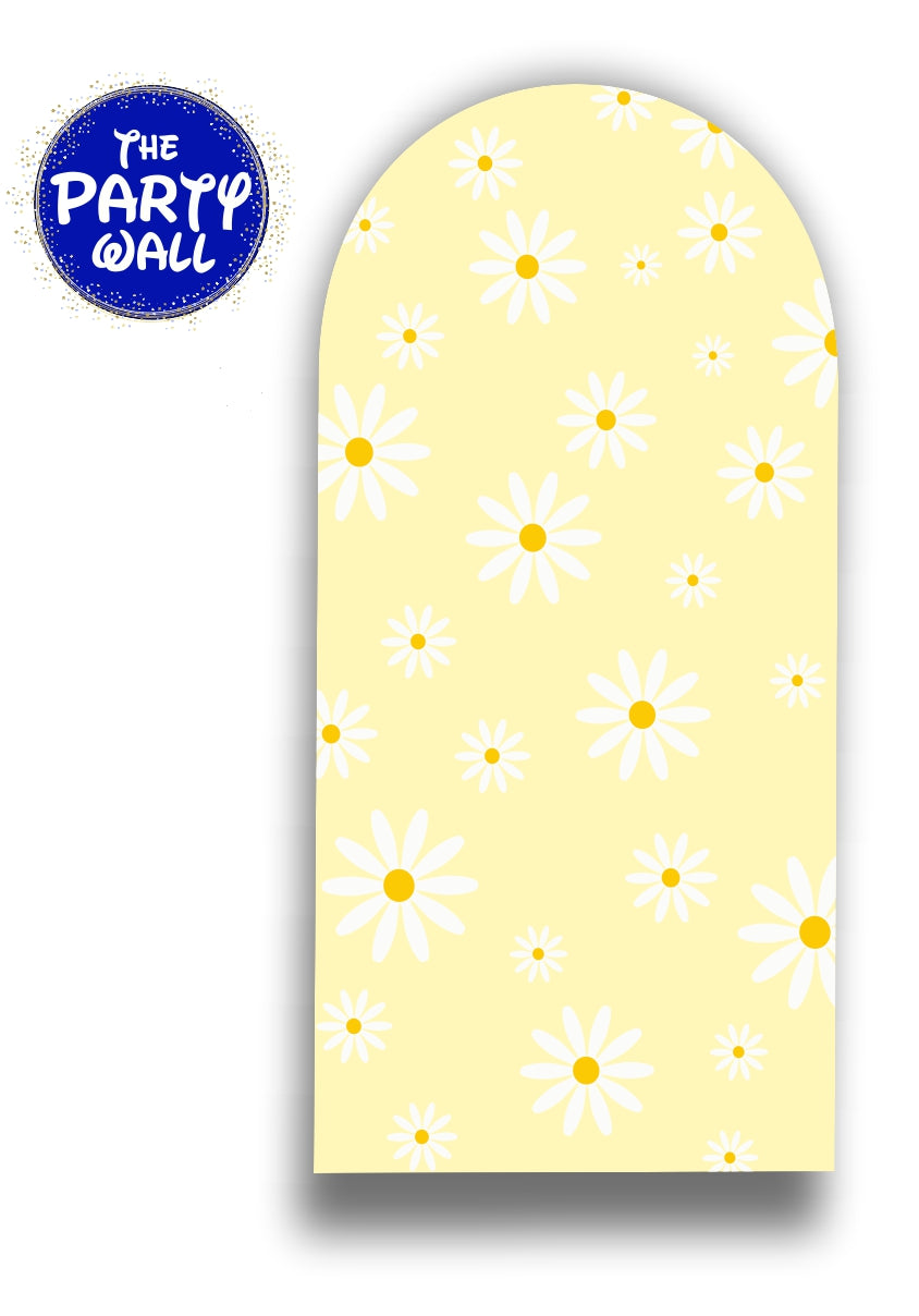 Margaritas / Daisies - Funda para mampara de punta redonda