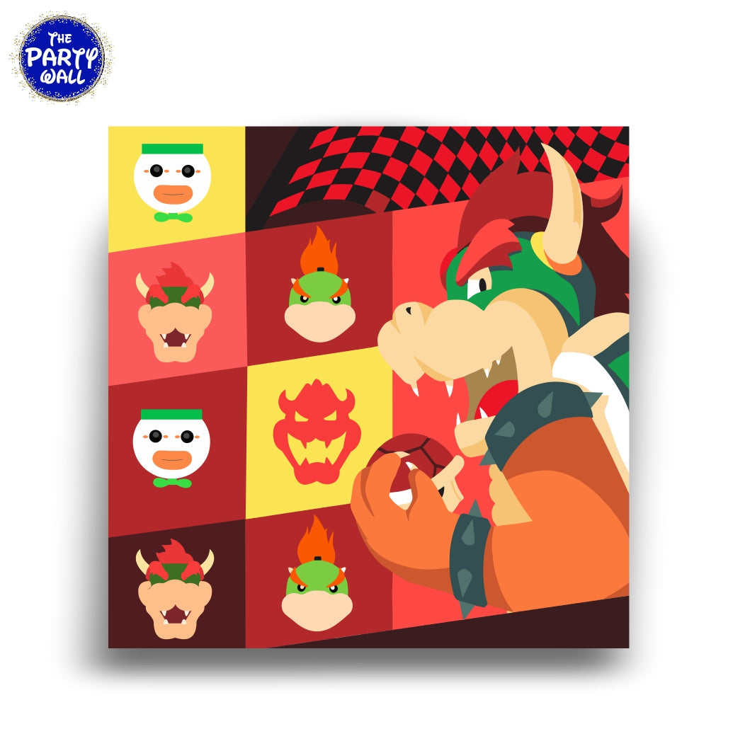 Super Mario - Funda para mampara cuadrada