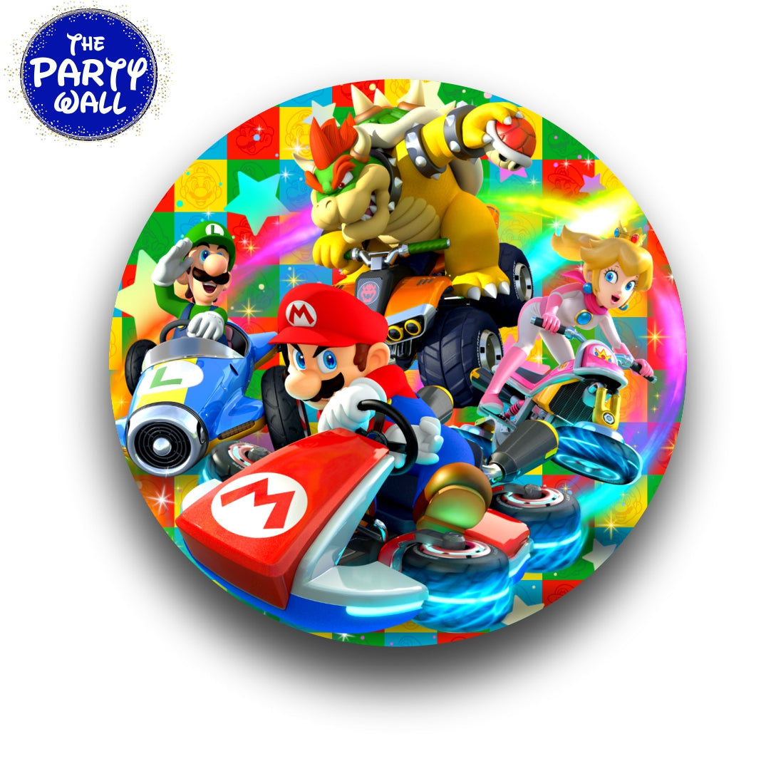 Super Mario - Funda para mampara circular