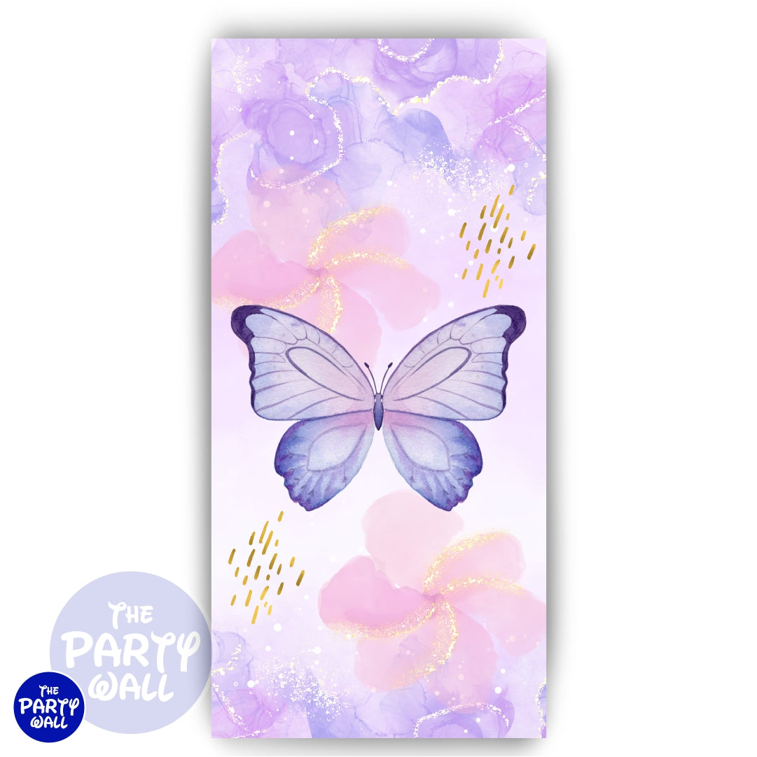 Mariposas - Funda para mampara de punta redonda