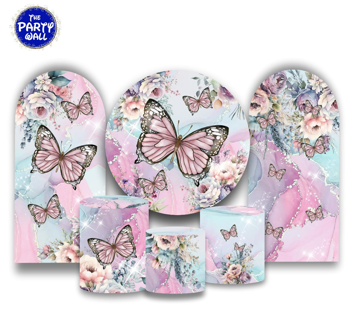 Mariposas - Fundas para set + 2 complementos
