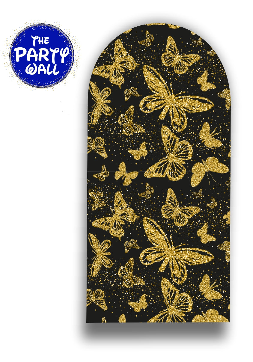 Mariposas - Funda para mampara de punta redonda