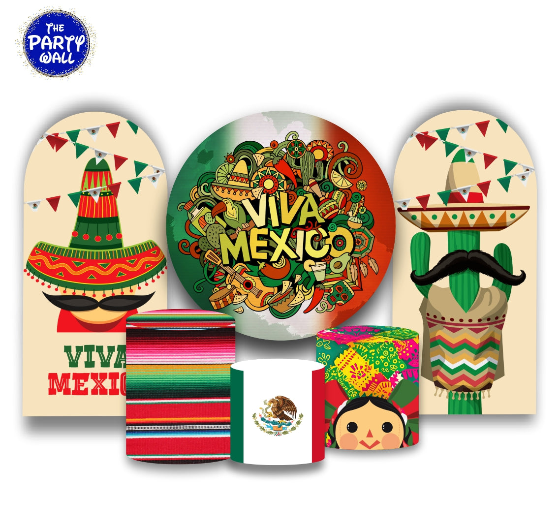 Mexicana - Fundas para set + 2 complementos