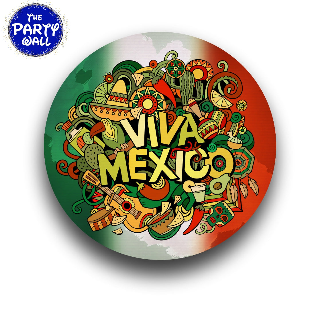 Mexicana - Funda para mampara circular