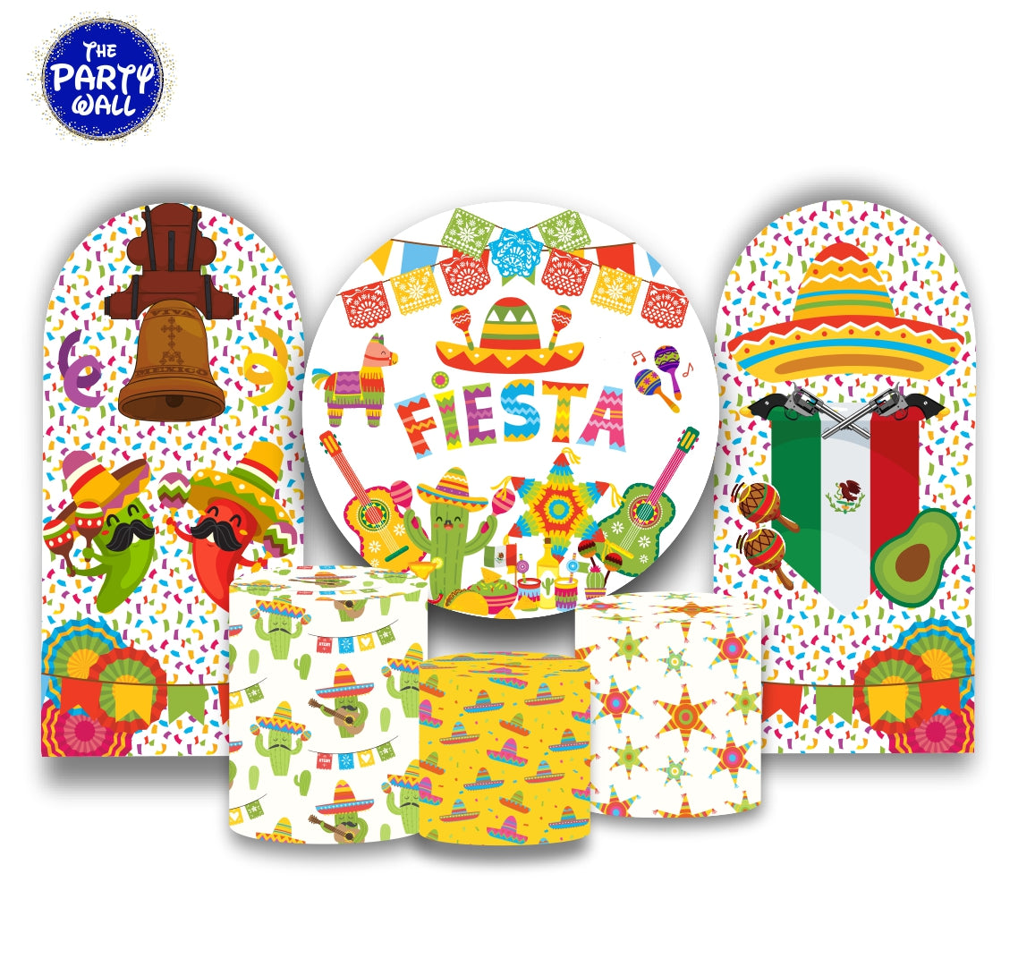 Mexicana - Fundas para set + 2 complementos