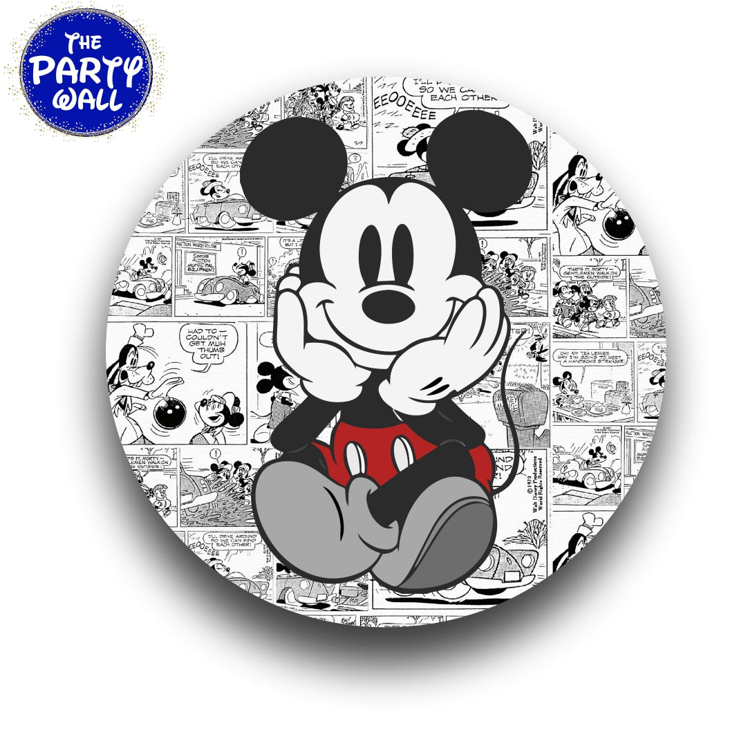 Mickey Mouse - Funda para mampara circular