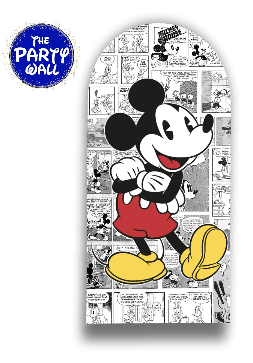 Mickey Mouse - Funda para mampara de punta redonda