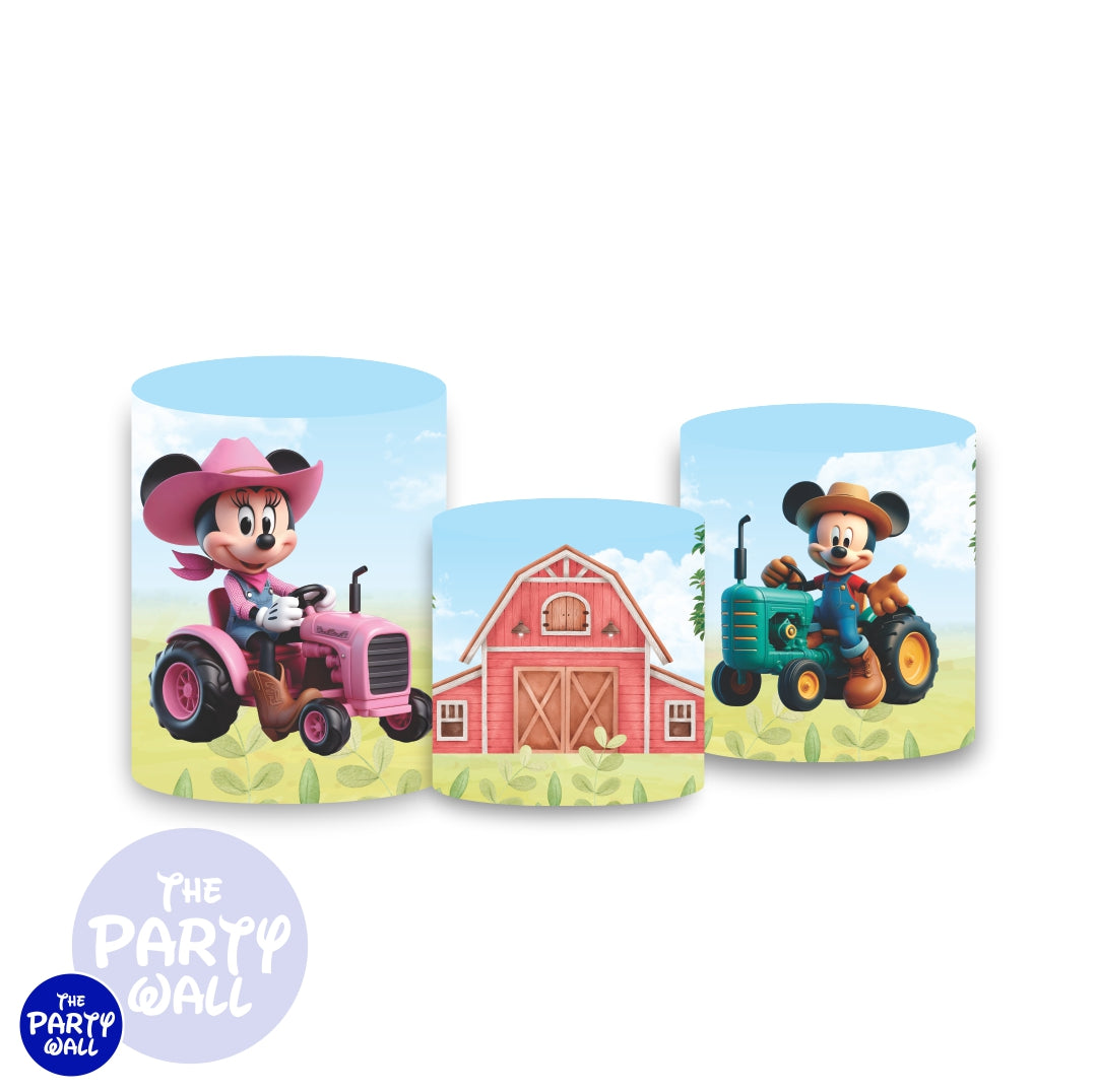 Mickey Mouse Granja - Fundas para cilindros