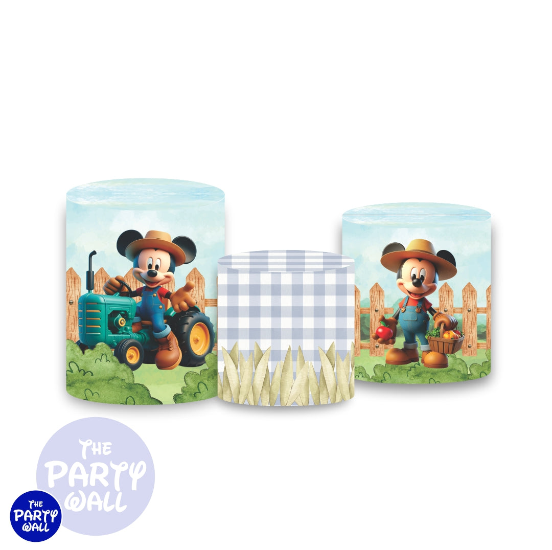 Mickey Mouse Granja - Fundas para cilindros