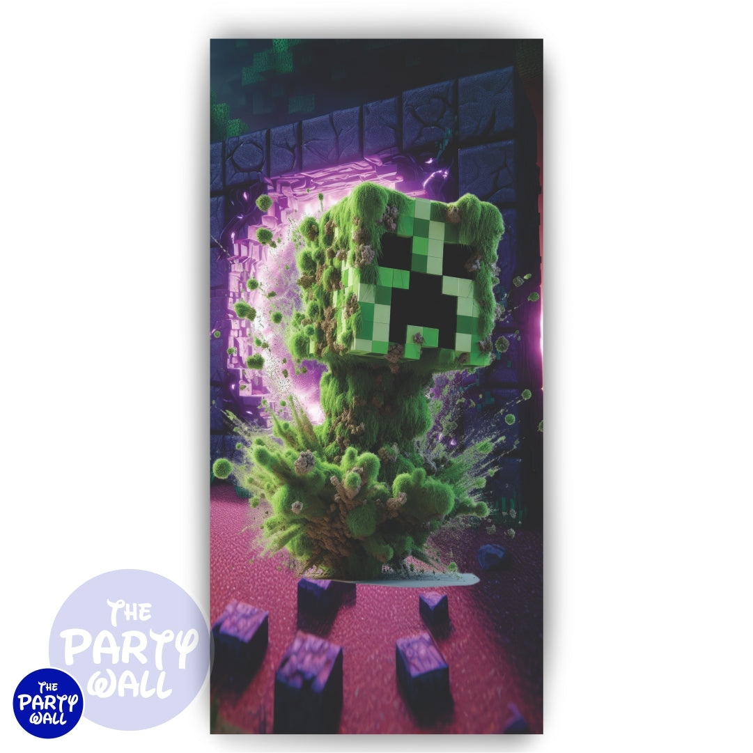 Minecraft - Funda para mampara de punta redonda