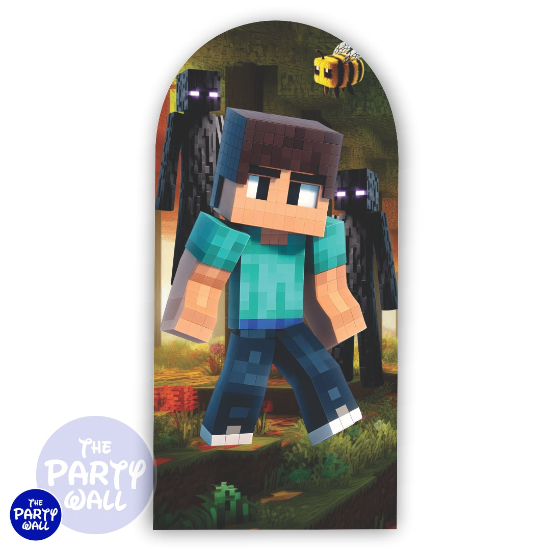 Minecraft - Funda para mampara de punta redonda