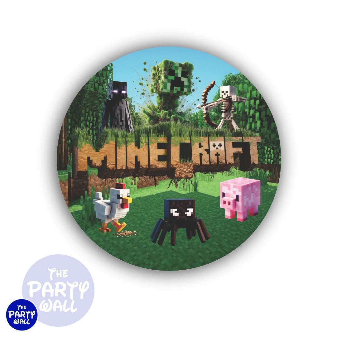 Minecraft - Funda para mampara circular