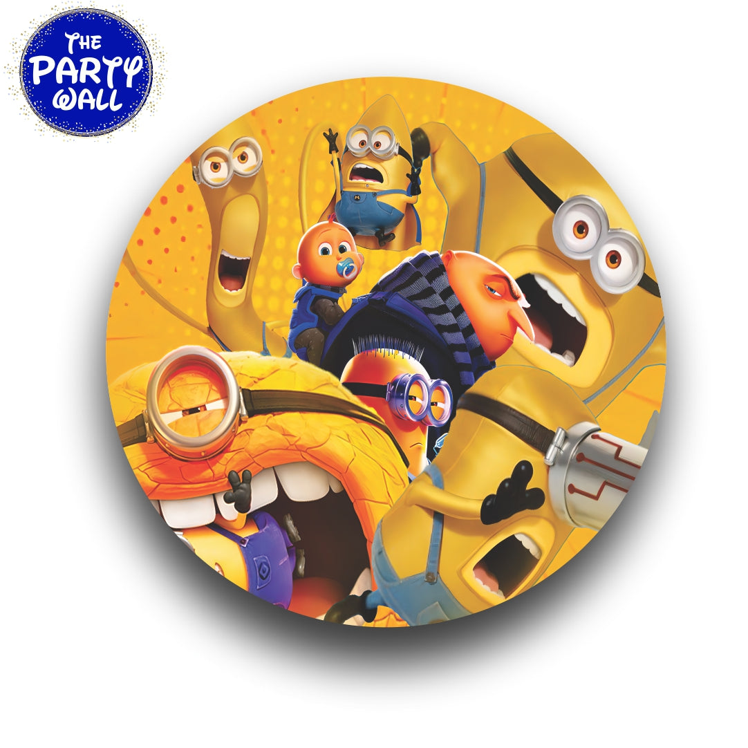 Minions - Funda para mampara circular