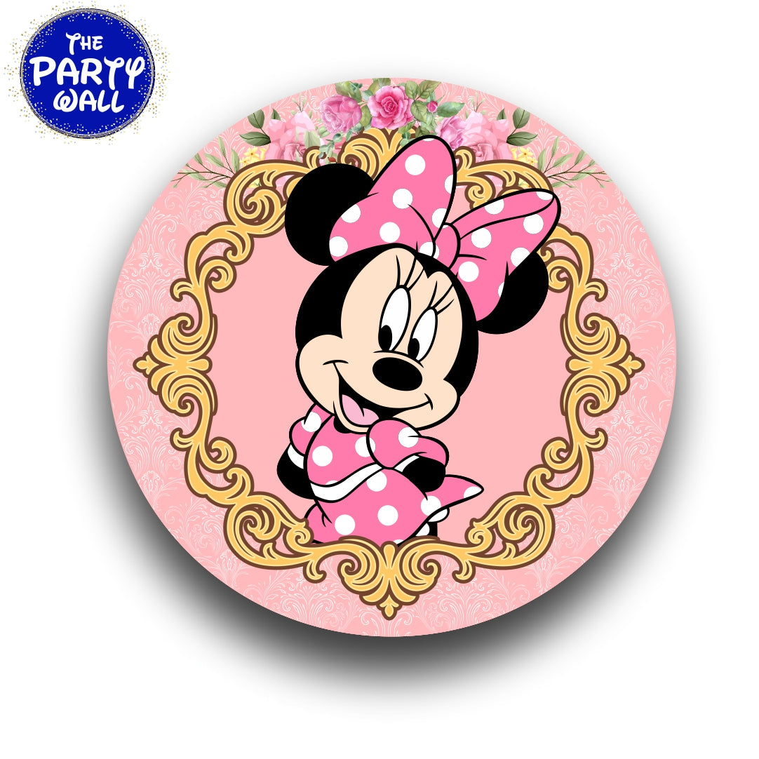Minnie Mouse - Funda para mampara circular