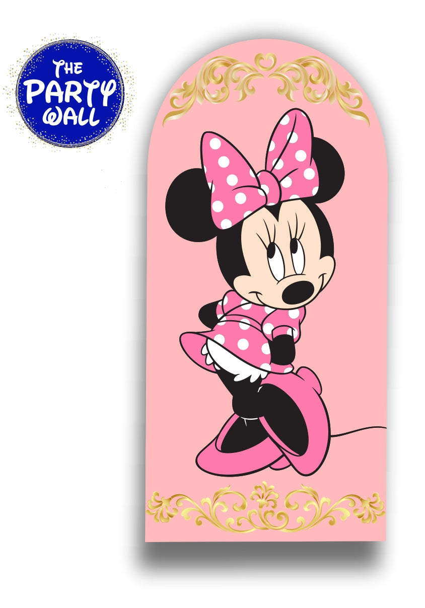 Minnie Mouse - Funda para mampara de punta redonda