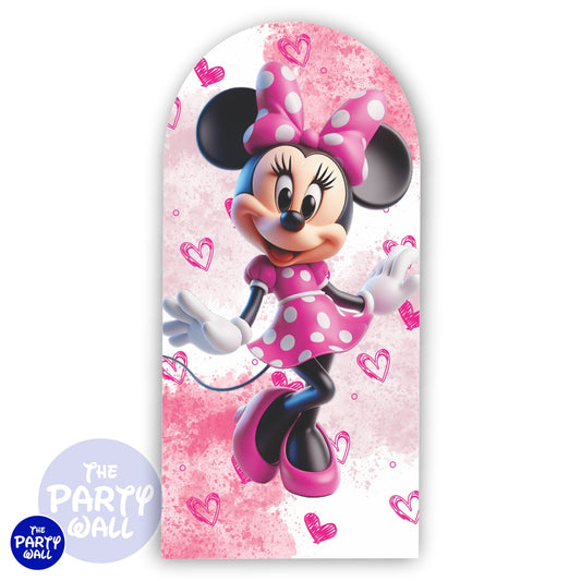 Minnie Mouse - Funda para mampara de punta redonda