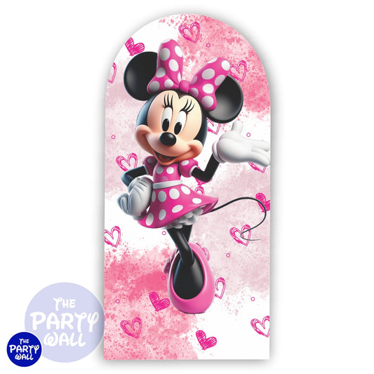 Minnie Mouse - Funda para mampara de punta redonda
