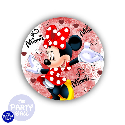 Minnie Mouse - Funda para mampara circular