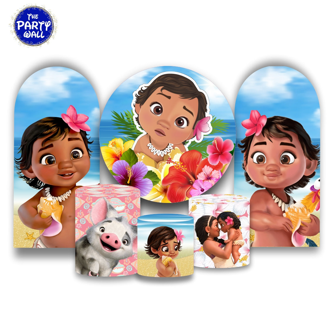 Moana - Fundas para set + 2 complementos