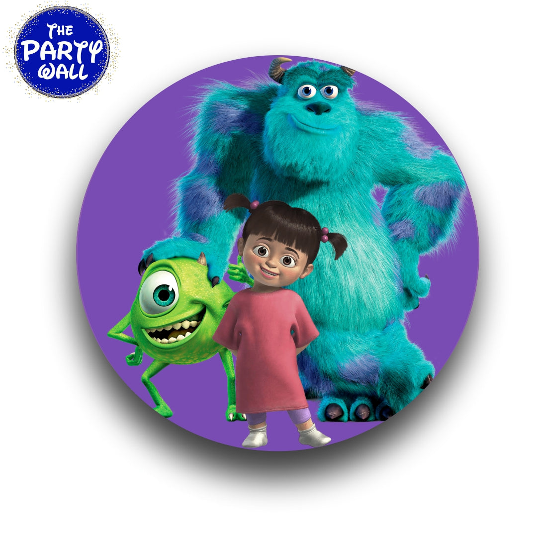 Monsters Inc - Funda para mampara circular