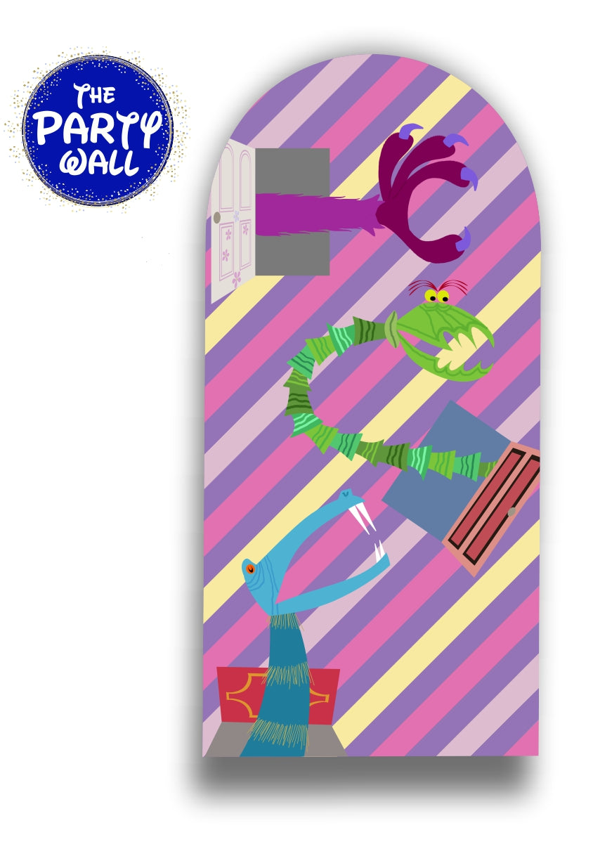 Monsters Inc - Funda para mampara de punta redonda