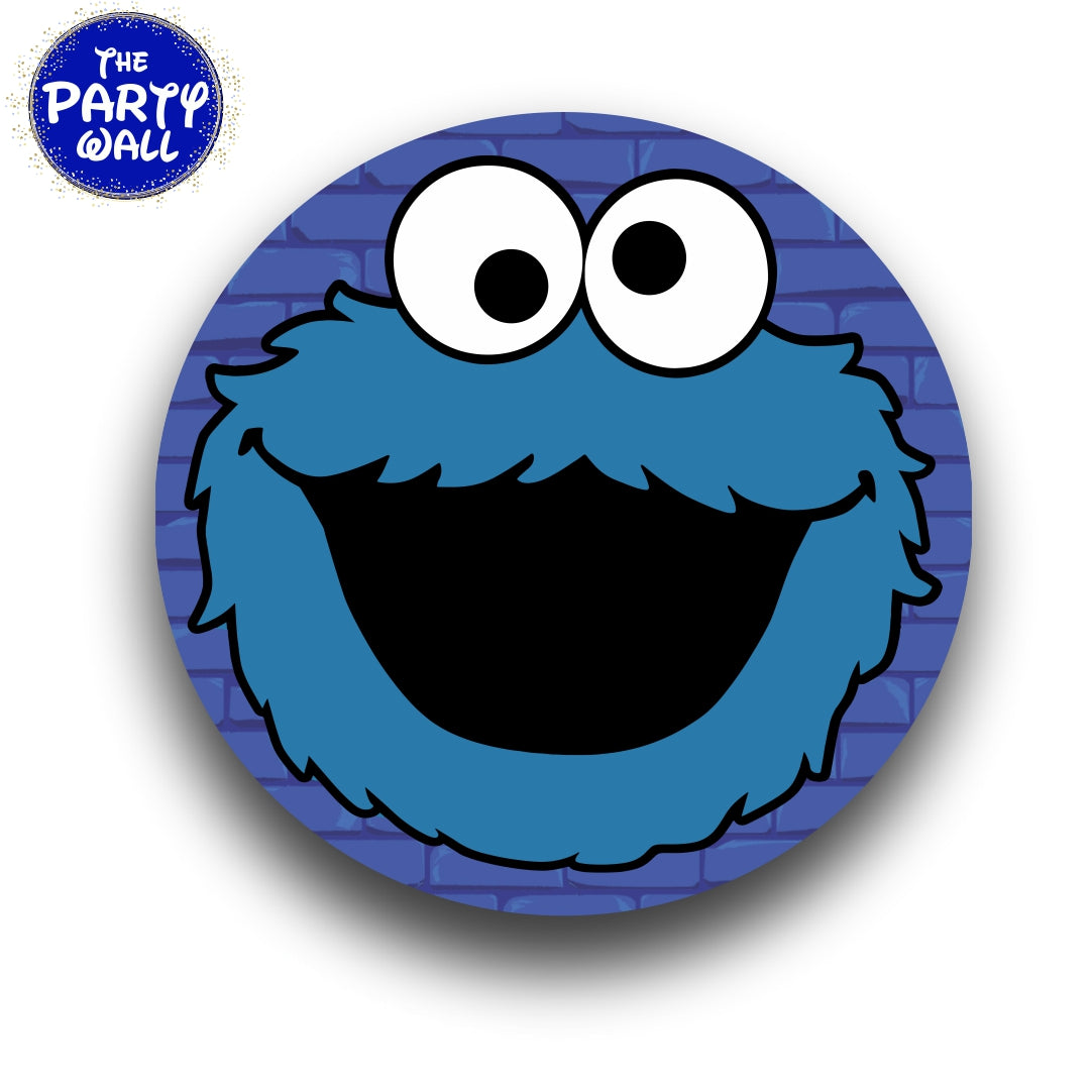 Monstruo Come Galleta - Funda para mampara circular