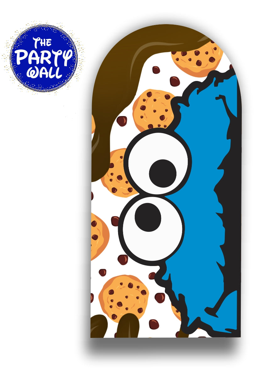 Monstruo Come Galleta - Funda para mampara de punta redonda