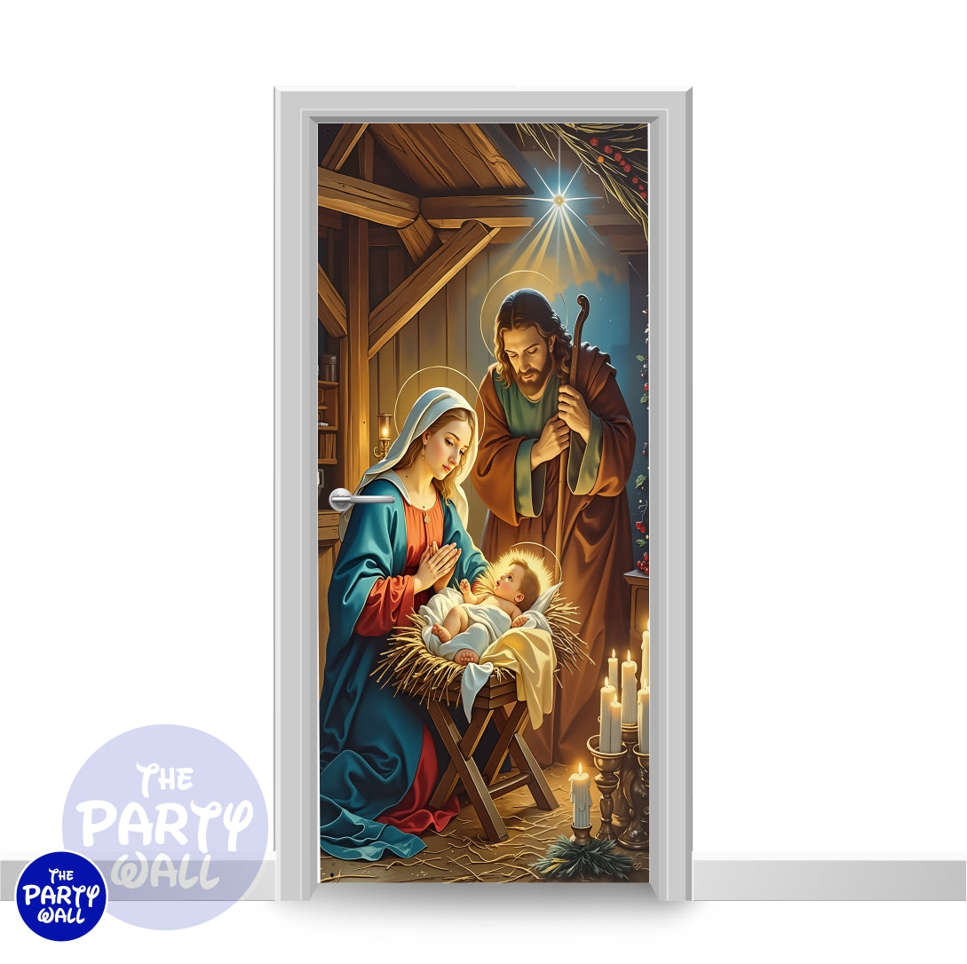 Nacimiento - Funda para puerta