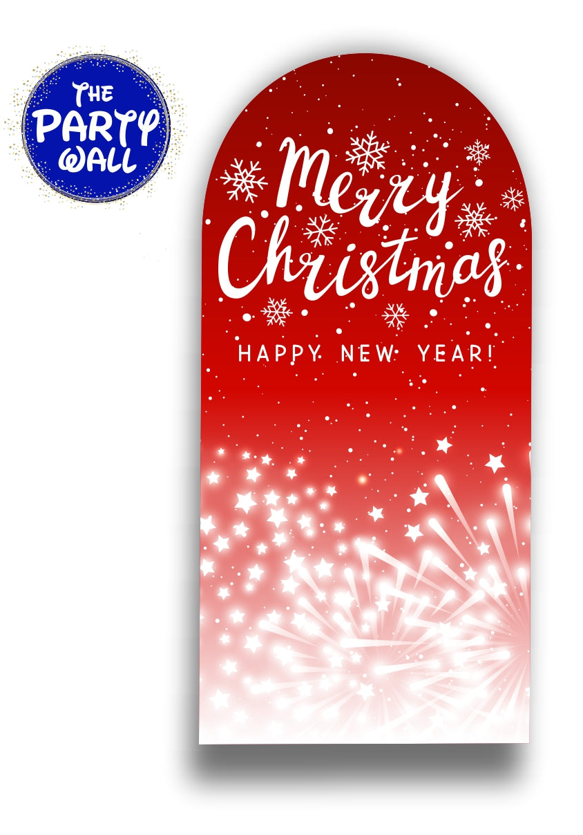 Navidad - Funda para mampara de punta redonda