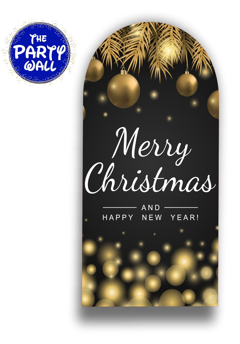 Navidad - Funda para mampara de punta redonda
