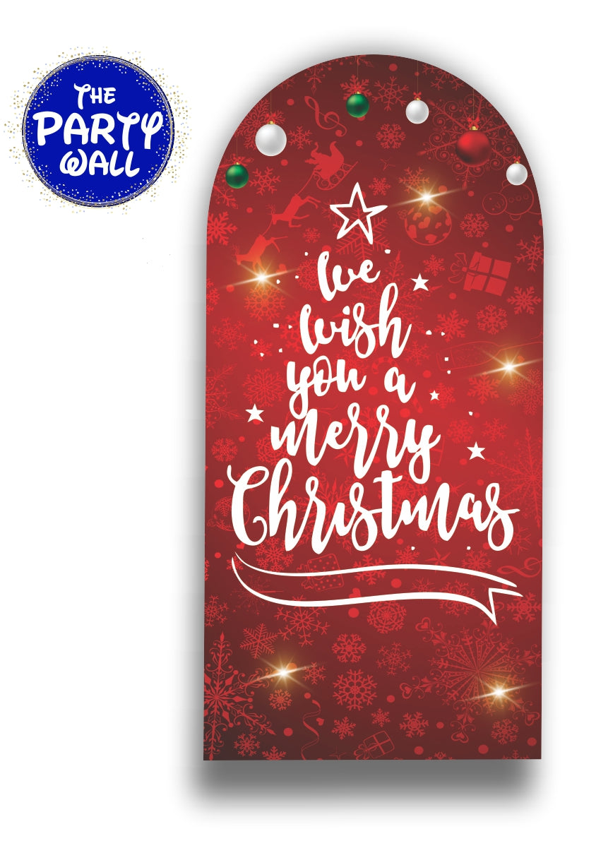 Navidad - Funda para mampara de punta redonda