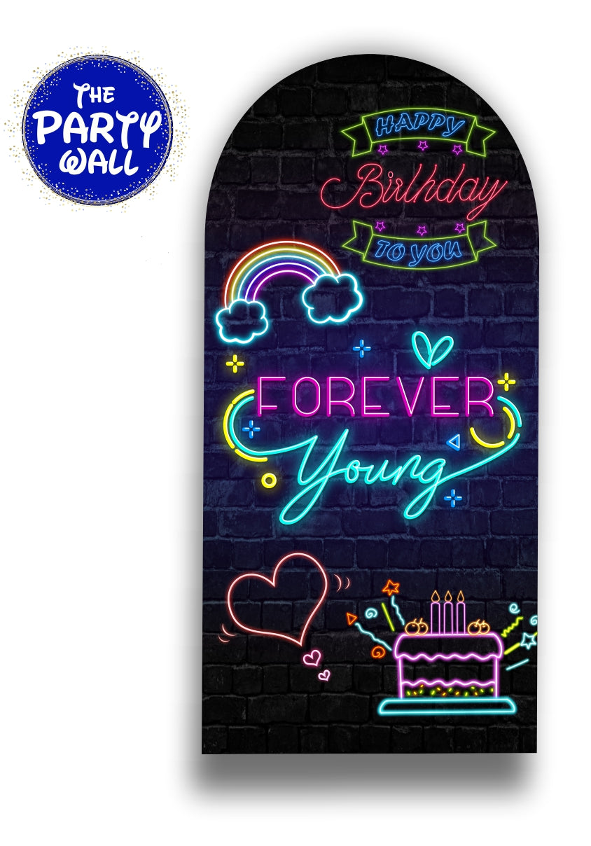 Neon - Funda para mampara de punta redonda