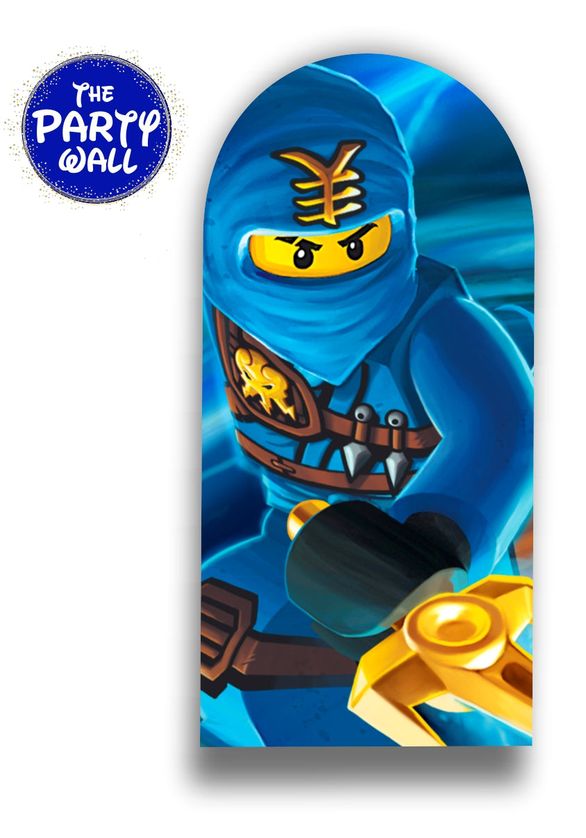 Ninjago - Funda para mampara de punta redonda