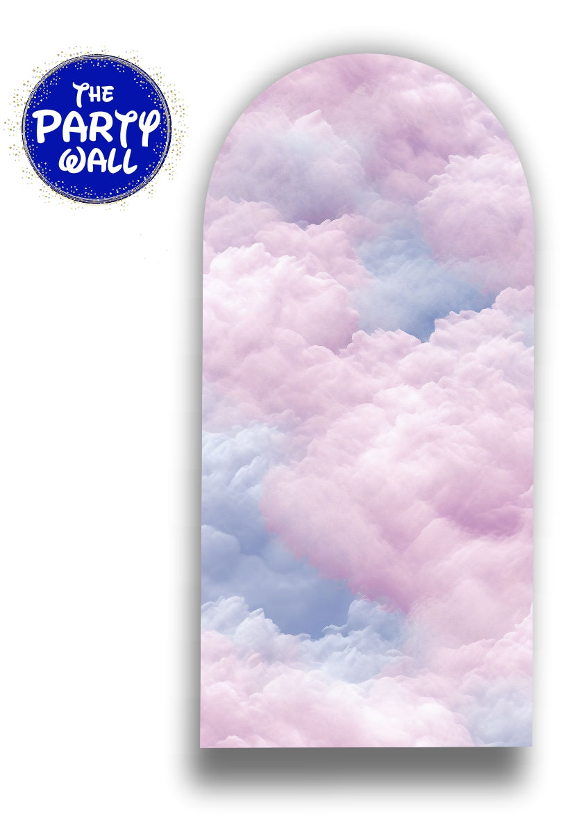 Nubes - Funda para mampara de punta redonda