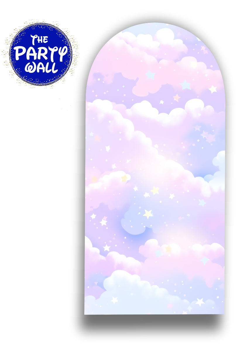 Nubes - Funda para mampara de punta redonda