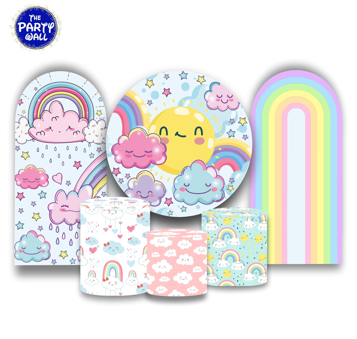 Nubes Cute - Fundas para set + 2 complementos