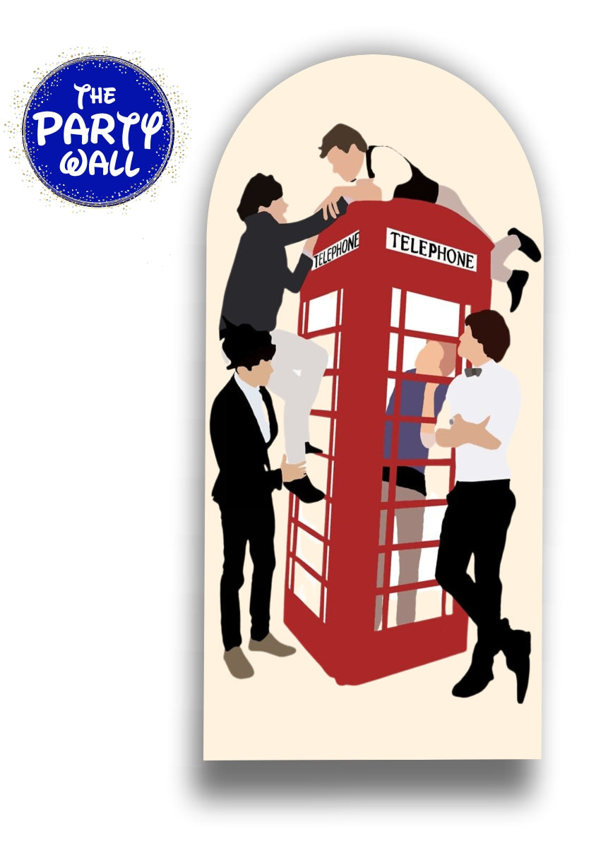 One Direction - Funda para mampara de punta redonda