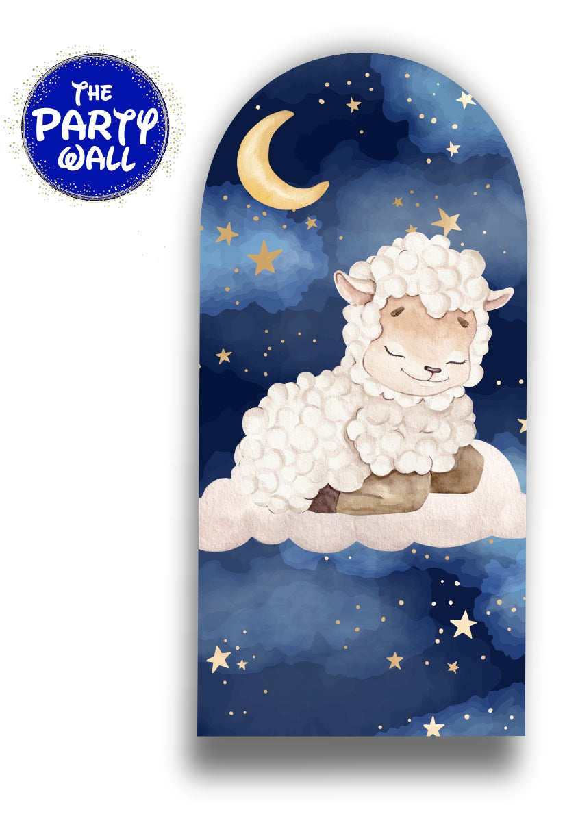 Oveja Cute - Funda para mampara de punta redonda