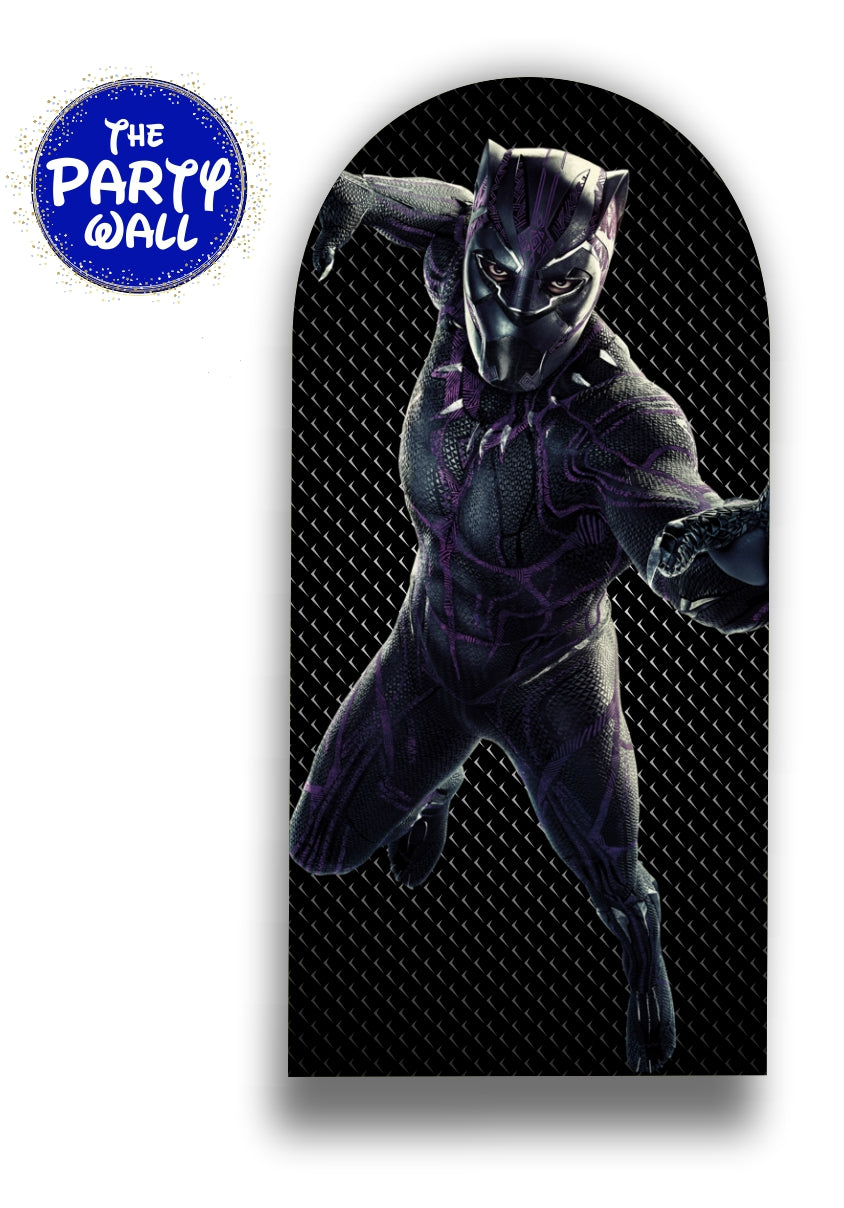 Pantera Negra - Funda para mampara de punta redonda