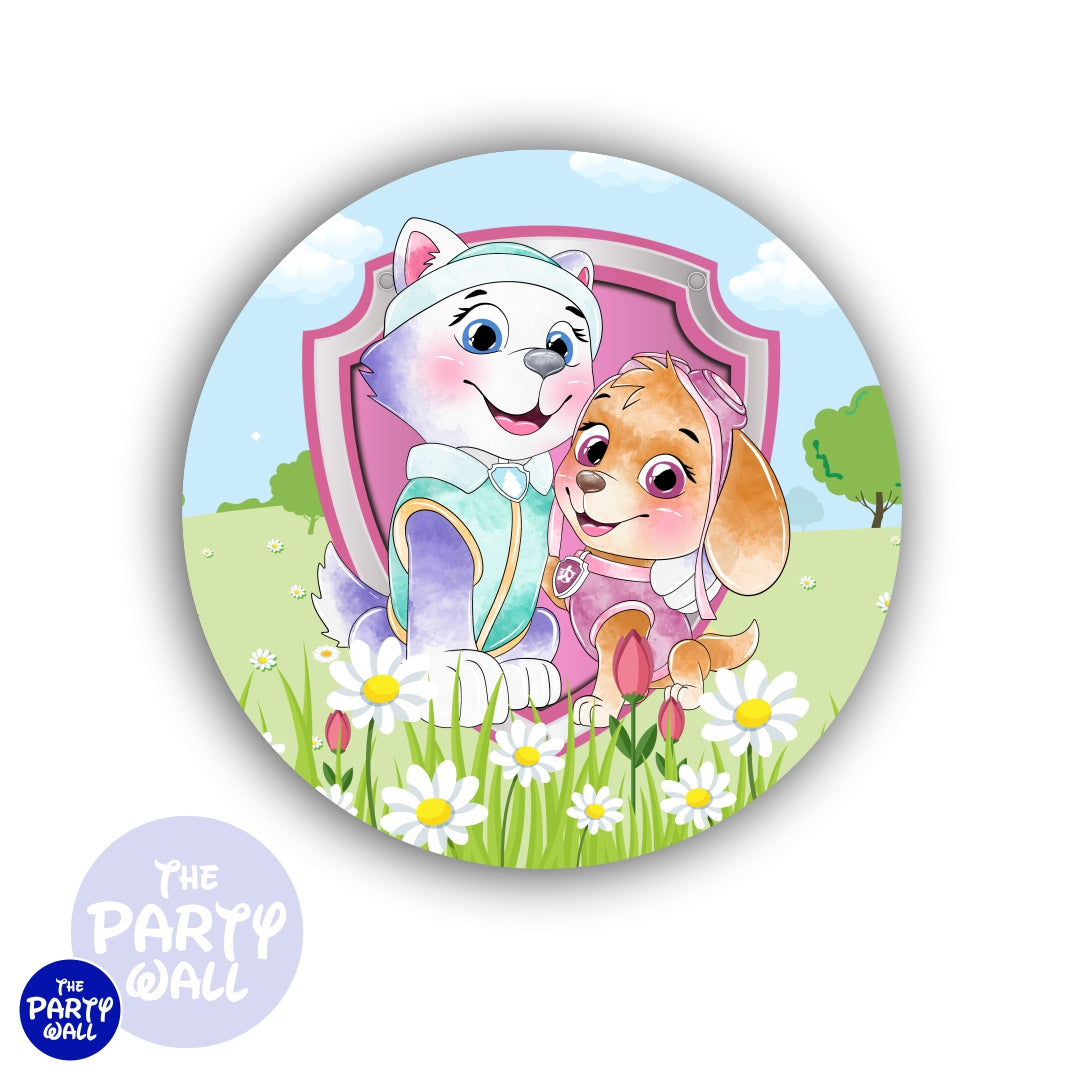 Paw Patrol - Funda para mampara circular