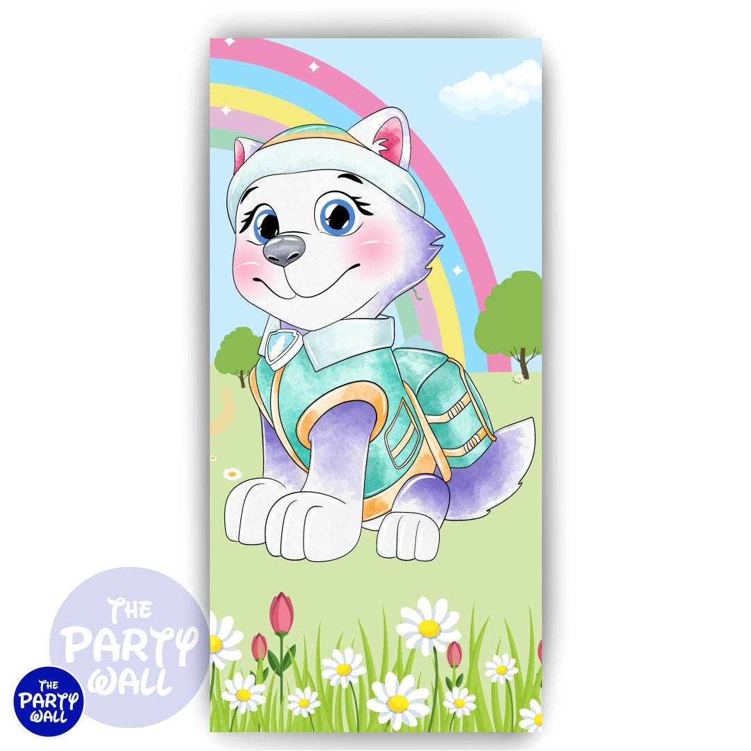 Paw Patrol - Funda para mampara de punta redonda