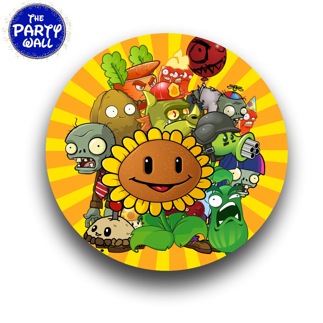 Plants vs Zombies - Funda para mampara circular
