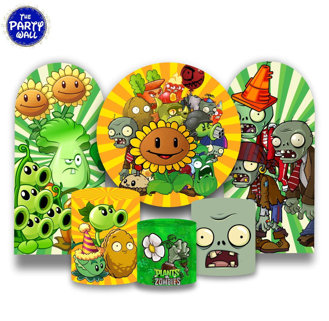 Plants vs Zombies - Fundas para set + 2 complementos