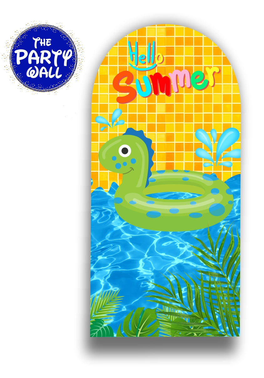 Pool Party / Albercada - Funda para mampara de punta redonda