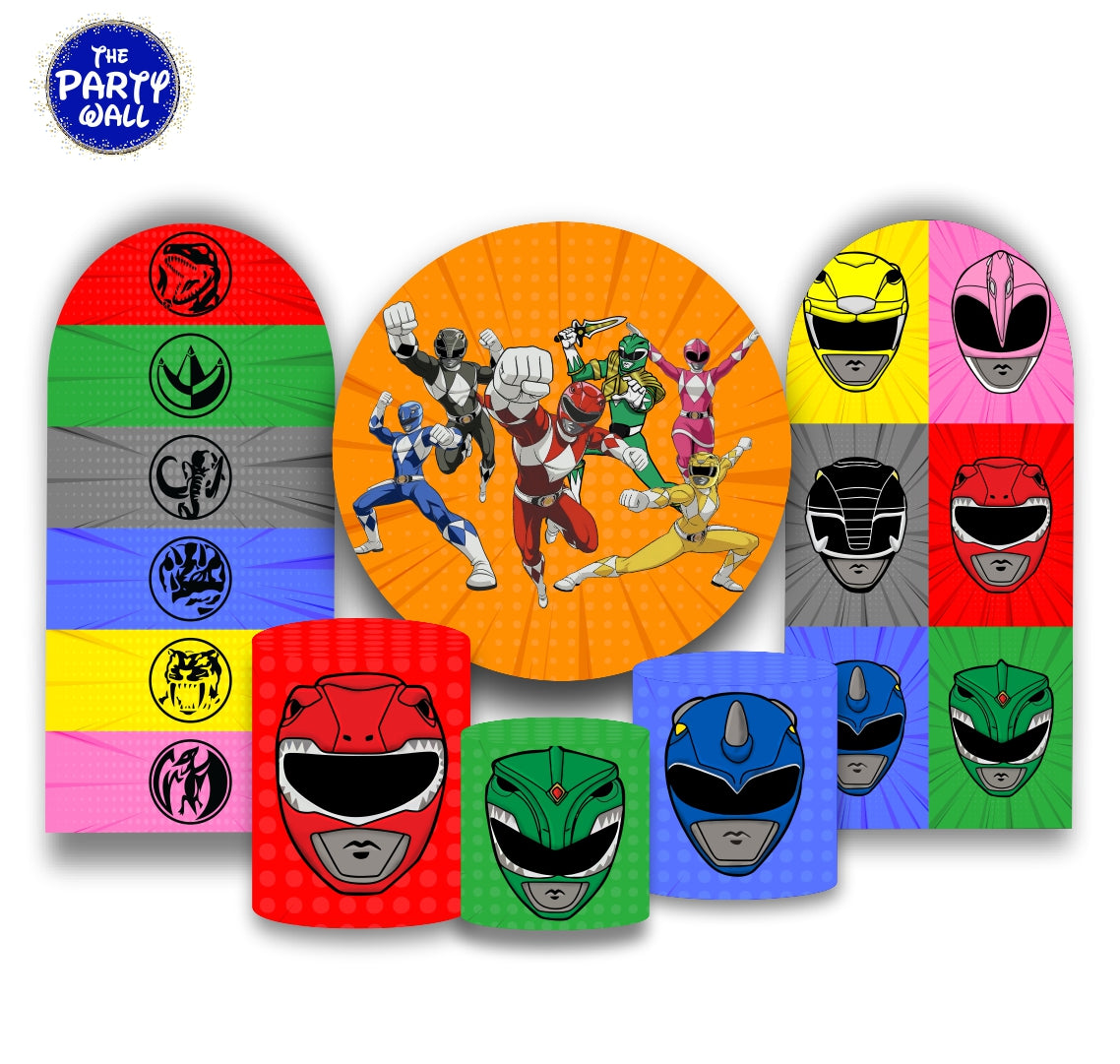 Power Rangers - Fundas para set + 2 complementos