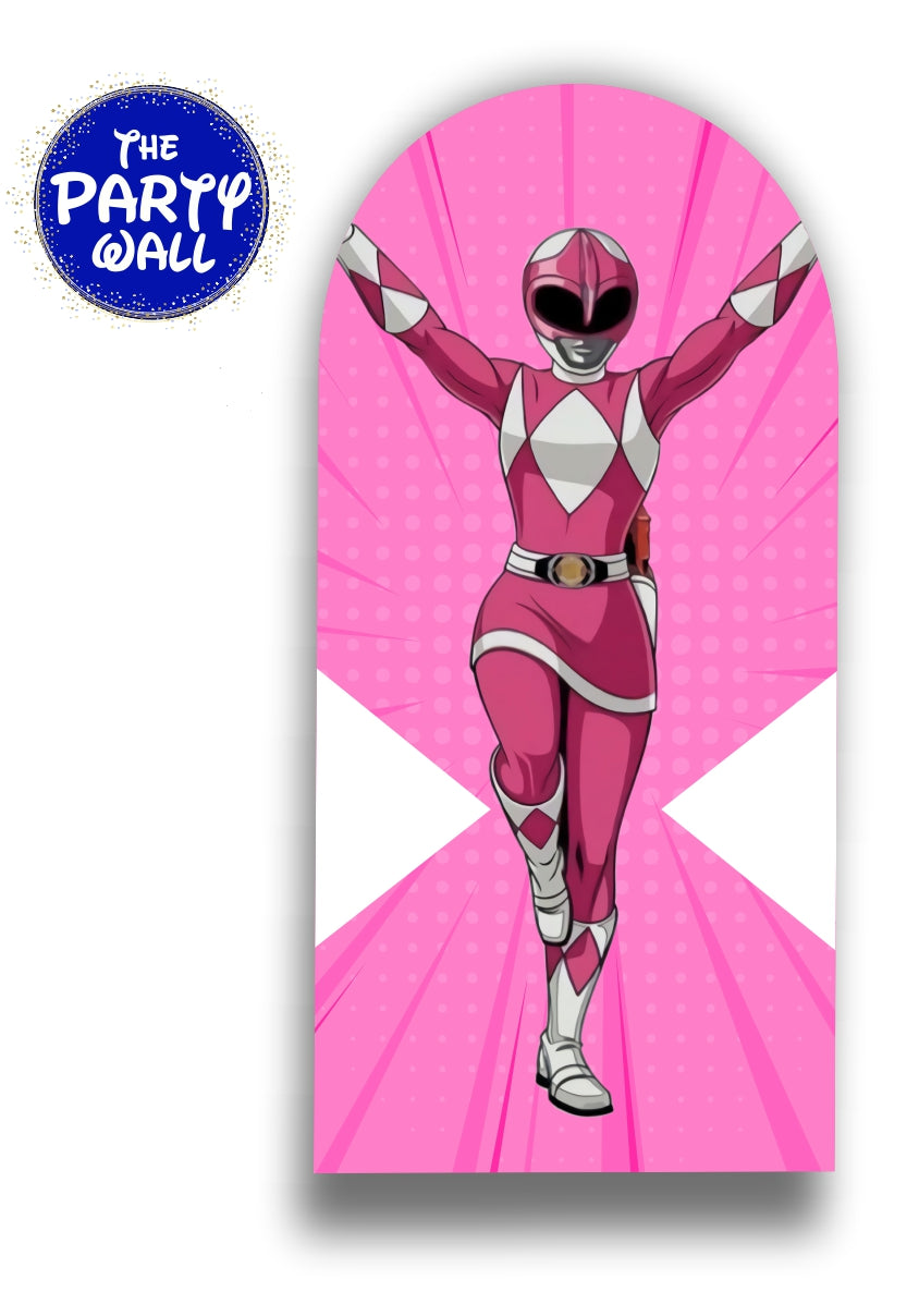 Power Rangers - Funda para mampara de punta redonda