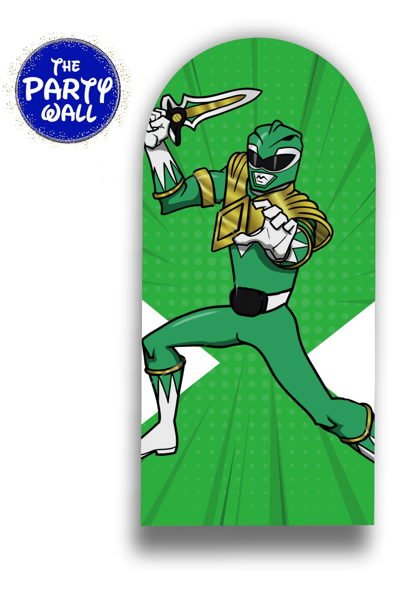 Power Rangers - Funda para mampara de punta redonda
