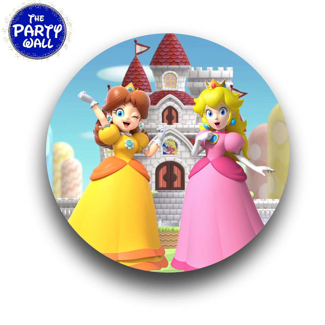 Princesa Peach - Funda para mampara circular