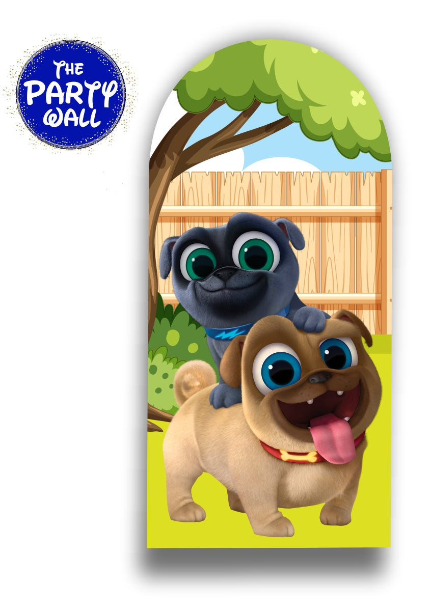 Puppy Dog Paws - Funda para mampara de punta redonda