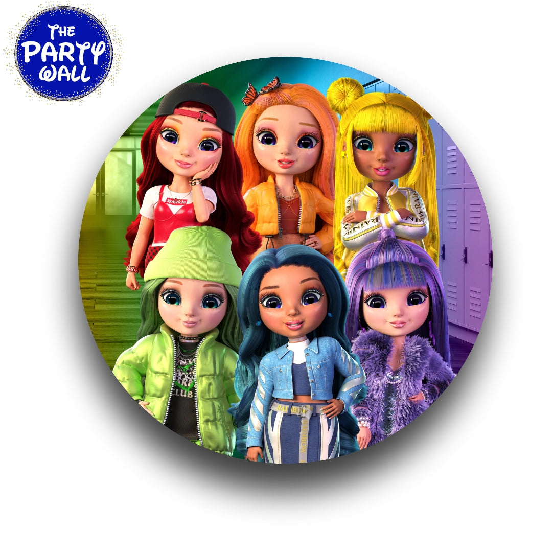 Rainbow High - Funda para mampara circular
